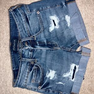 Aeropostale Blue Denim Shorts